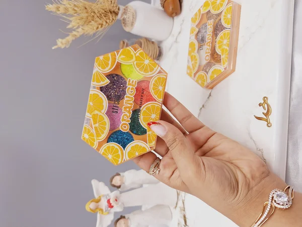 سایه چشم فوق العاده زیبا گلیتری 6عددی کد 7731