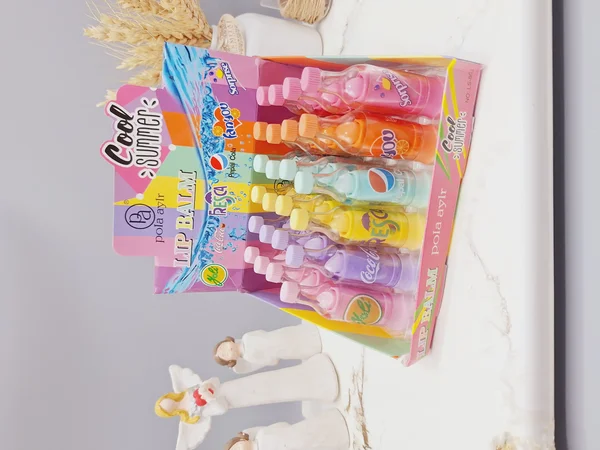 بالم لب پوکه نوشابه ای رنگی  برند پولا آیلار کد 803