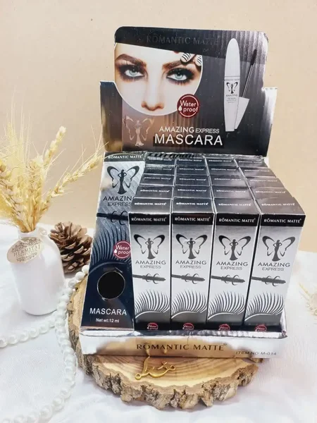 ریمل مشکی پوکه فلزی برند رومانتیک مات ROMANTIC MATTE کد M014