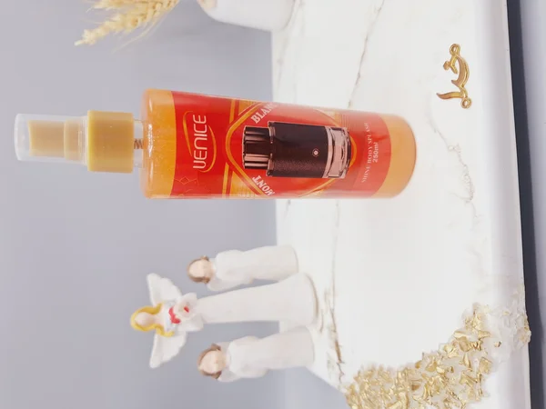 بادی اسپلش شاین دار ادکلنی سایز بزرگ ونیز VENICE رایحه MONT BLANC