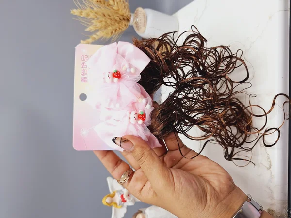 گیره مو دخترونه پاپیون حیوانات بامزه (کارت دوتایی)