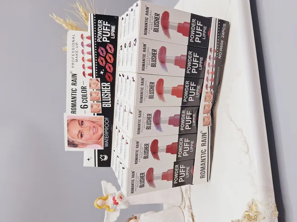 رژ مایع کوشنی فوق العاده با کیفیت و مخملی برند ROMANTIC RAIN کد NO:R658