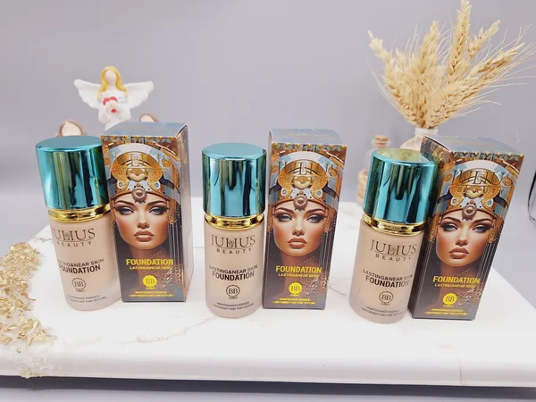 کرم پودر و بی بی کرم فول کاور مدل پمپی ژولیوس بیوتی کد 4801