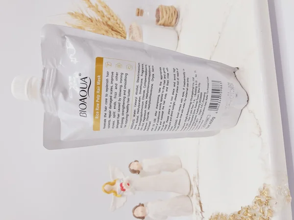 ماسک موی ساندیسی تقویتی برنج بیوآکوا حجم 400 گرم کد 09883