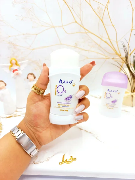 مام ضد تعریق بدون چربی رایحه اسطوخودوس و وانیل راکو RAKO  کد RK1141