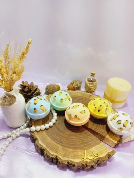 کوکتل و پدیکور توپی پلنگی 80گرمی با کیفیت با جوشش عالی