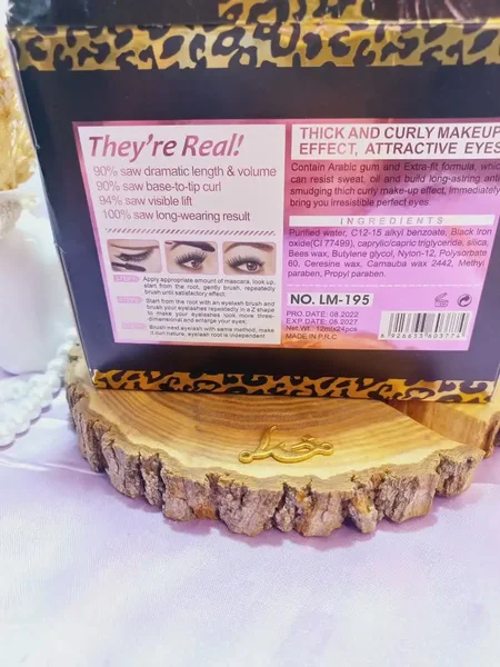 ریمل مشکی پلنگی پرطرفدار پوکه فلزی ضد آب برند ولوم Volum کد LM195