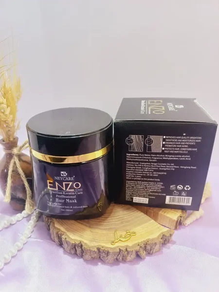 ماسک مو کراتینه و نرم کننده و بدون سولفات و پاربن برند انزو ENZO اصلی