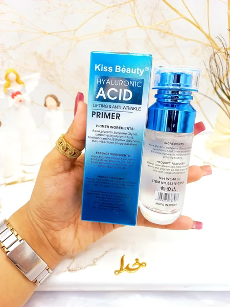 پرایمر لیفتینگ و ضد چروک قوی هیالورونیک اسید کیس بیوتی kiss beauty کد 682180