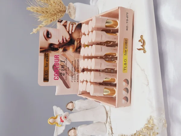 کانتور و کانسیلر دو طرفه مدل پوکه ای جدید برند TL&amp;G. for ever کد 073