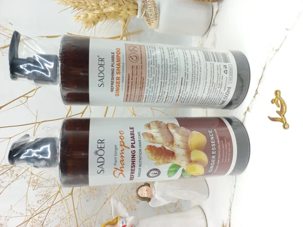 شامپو ضد ریزش گیاهی مو (حاوی عصاره طبیعی زنجبیل) سادور SADOER کد 93801