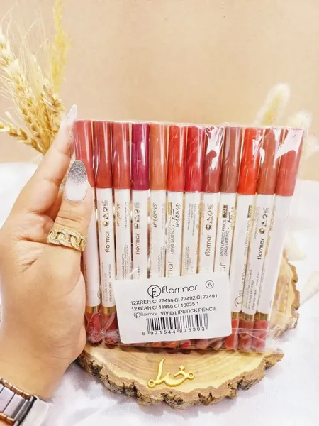 رژ مدادی بدون تراش پرطرفدار پوکه سفید فلورمار