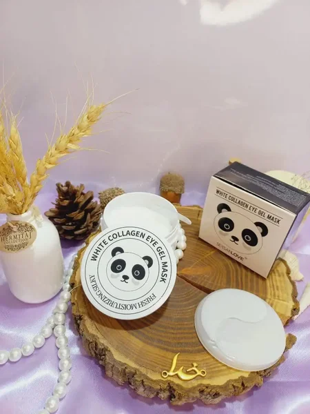 پچ زیر چشم بسته 60 عددی طرح پاندا سفید سرسان لاو SERSANLOVE کد 70515