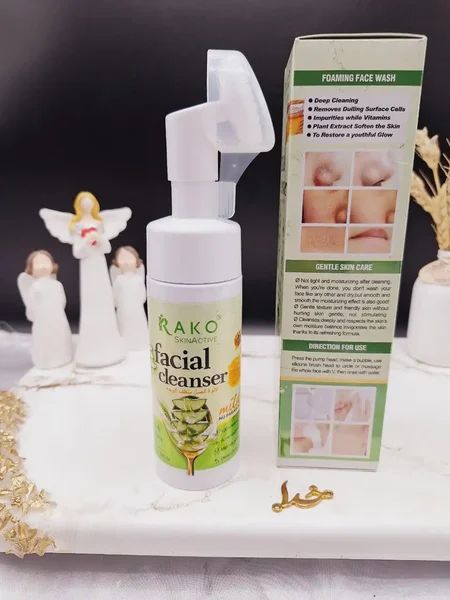 فوم روشن کننده و مرطوب کننده عسل و آلوئه ورا راکو RAKO کد RK1163