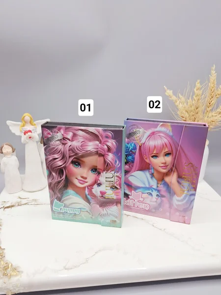 سایه کیفی ژولیوس بیوتی طرح دختر مو صورتی کد jl2025