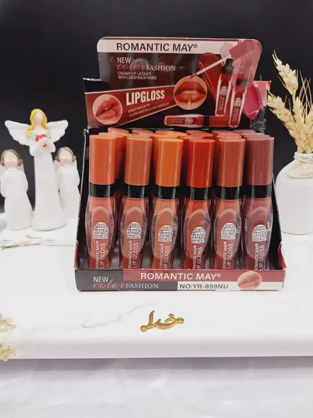 پک 6عددی رژ مایع برند رومانتیک مای ROMANTIC MAY پک A کد YR_859NU