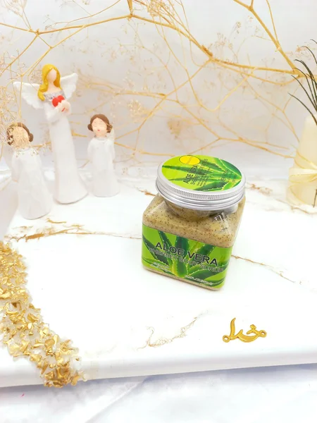 اسکراب پرطرفدار 350 میل شنی صورت و بدن رایحه آلوئه ورا ایور روزا EVER ROSA اصلی کد ER90008