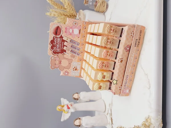 پک 6 تایی رژ مایع مات کالر کستل طرح استیکر خرسی کد 4195