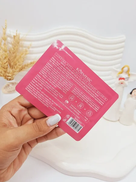 پچ زیر روشن کننده چشم طرح صورتی شاین دار KORMESIC کد 0771