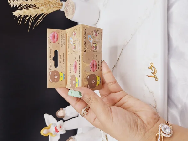 پک بالم و اسکراب لب کاکائویی برند دیرمی بیوتی Dearme Beauty کد D017