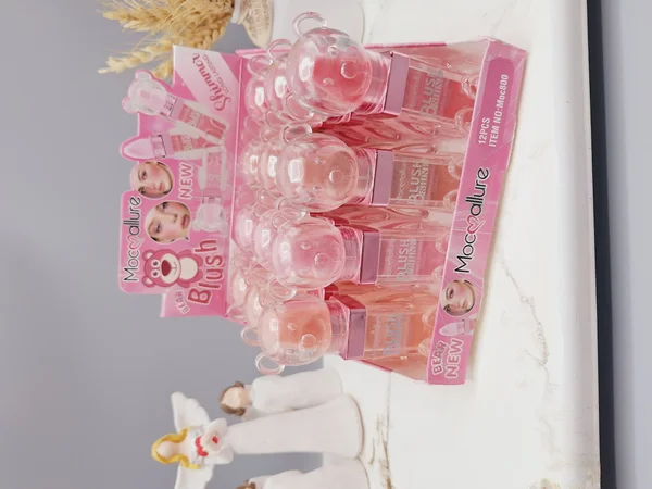 رژ گونه پودری طرح خرس فوق العاده زیبا برند موکالره کد 800