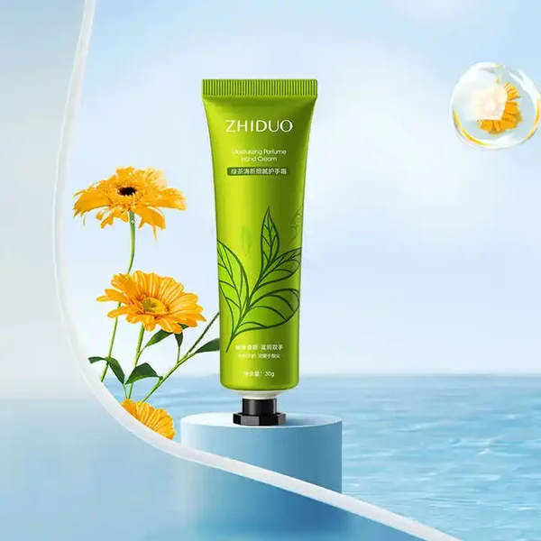 کرم دست تیوپی  حصاره چایی سبز 30 گرم برند ژیدو ZHIDUO کد ZD69738