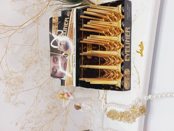 خط چشم بی نظیر ضد آب مویی پینک کی PINK KEY نگین الماس کد PK5047