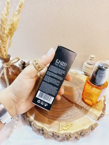 روغن مو آرگان حاوی کراتین برزیلی انزو ENZO اصلی کد 45626