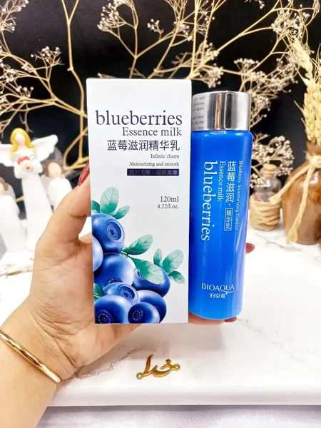 شیر پاک کن و مرطوب کننده صورت بلوبری بیوآکوا BIOAQUA کد BQY2782