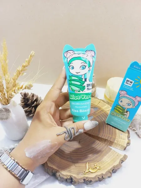 ضد آفتاب آلوئه ورا بچه SPF50 برند کیس بیوتی KISS BEAUTY کد 68315