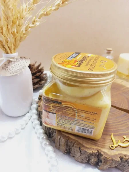 اسکراب شنی صورت و بدن رایحه کلاژن راکو RAKO اصلی کد RK1030