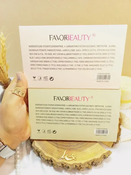 پالت سایه پرطرفدار طرح گربه دلار برند فاور بیوتی FAVOR BEAUTY کد ES6063