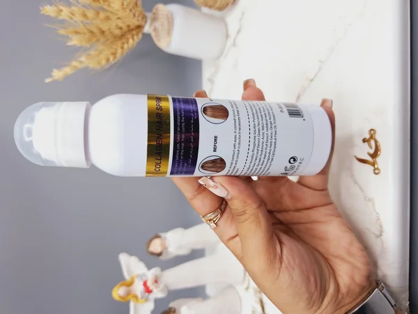 اسپری مو کلاژن دار مناسب برای درخشان کننده و صاف کنندگی مو برند Potosolo کد p-8004