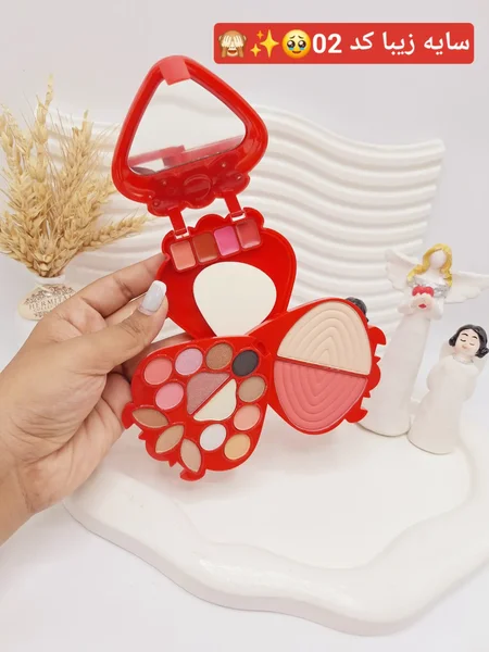 پالت سایه طبقاتی توت فرنگی فوق لاکچری IMAN OF NOBLE کد 6682