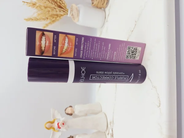 خمیر دندان ژلی بنفش برای از بین بردن جرم و رنگ زرد دندان برند EELHOE حجم ۵۰ میل