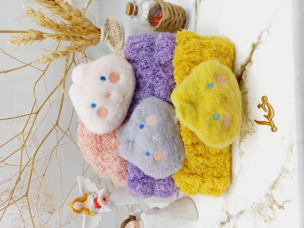 هدبند حوله ای دخترانه مدل خرگوش با کیفیت طرح دوم