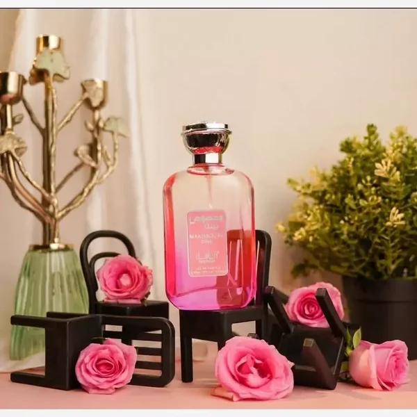 ادکلن 100 میل اماراتی مخصوص بینک صورتی خوشبووو