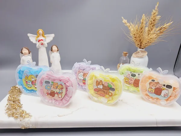 صابون کاغذی کرومی معطر مسافرتی کد 2602 (مدل باکس قلبی)