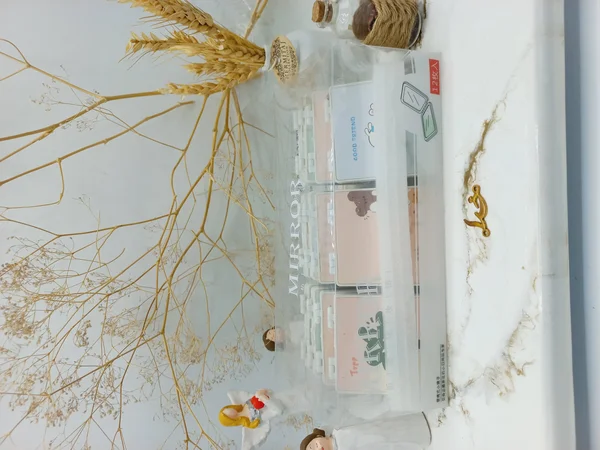 آینه جیبی حالت نرمال و زوم دار مربع ای کد 2015