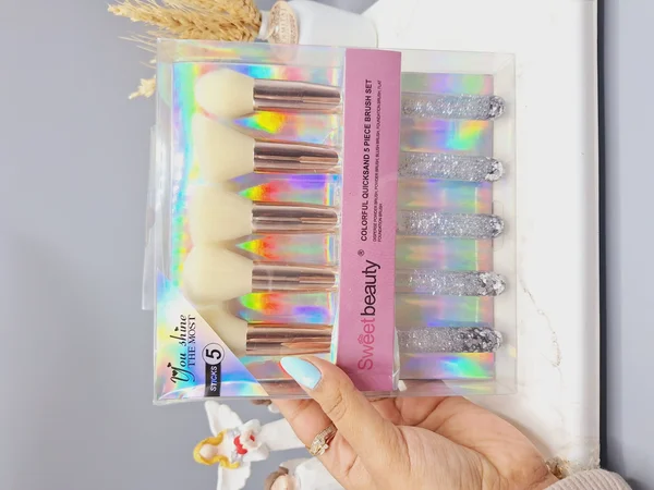 براش 5 تیکه آکواریومی برند Sweetbeauty کد NO:SZ-285