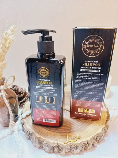 شامپو تریاک پروتئینه فری سولفات و ضدریزش هپی لیدی HAPPY LADY اورجینال ایتالیا کد HL211