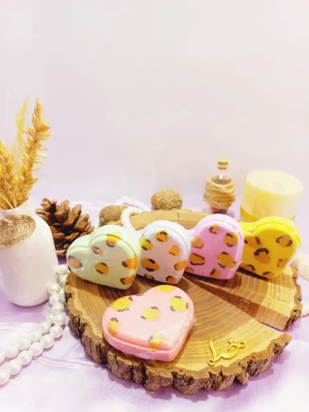 کوکتل و پدیکور طرح قلب پلنگی 60 گرمی با کیفیت با جوشش عالی