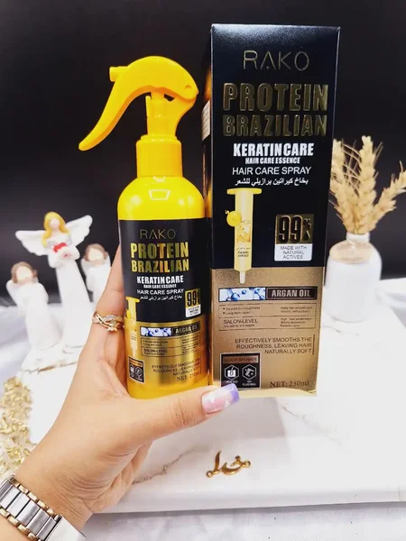 اسپری دو فاز کراتین و پروتین برزیلی حاوی روغن آرگان 99٪  راکو RAKO کد RK1091