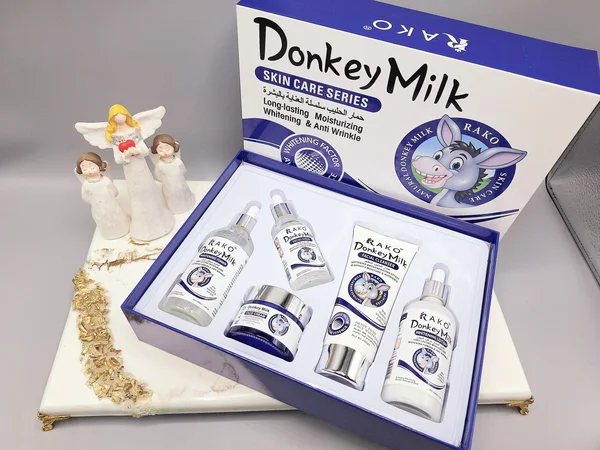 پک 5 تایی روتین پوستی شیر الاغ سفید کننده فوری پوست تا چند درجه برند وکالی کد 4859