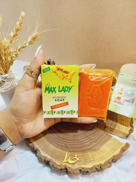 صابون لایه بردار و روشن کننده پوست زردچوبه مکس لیدی MAX LADY | پخش عمده