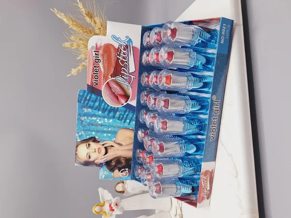 پک رژ لب جامد 8 عددی شاین دار violet girlⓇ کد 8021