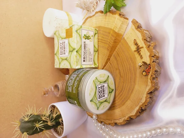 اسکراب طبیعی بدن عصاره خیار بیواکوا BIOAQUA | پخش عمده