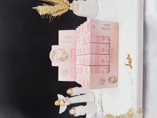 رژ گونه پودری همراه با پد کره ای برند ریمکو Rimocoo کد R1249