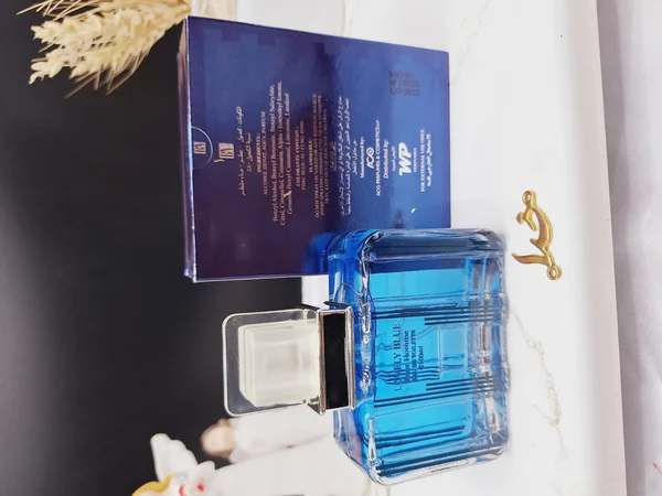 ادکلن 100 میل لاولی بلو اماراتی ادکلن مردانه ادکلنLovely blue کد 3949