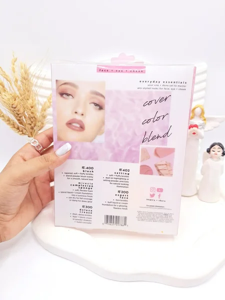 ست براش و پد آرایشی ریل تکنیکس REAL TECHNIQUES حاوی 5 عددی کد 1786